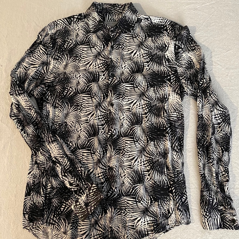 Print Zara men dress shirt